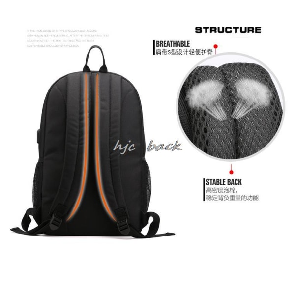 Keskiviikko Addams Backpack Case 2-osainen Oppilaan koululaukku -1 style11