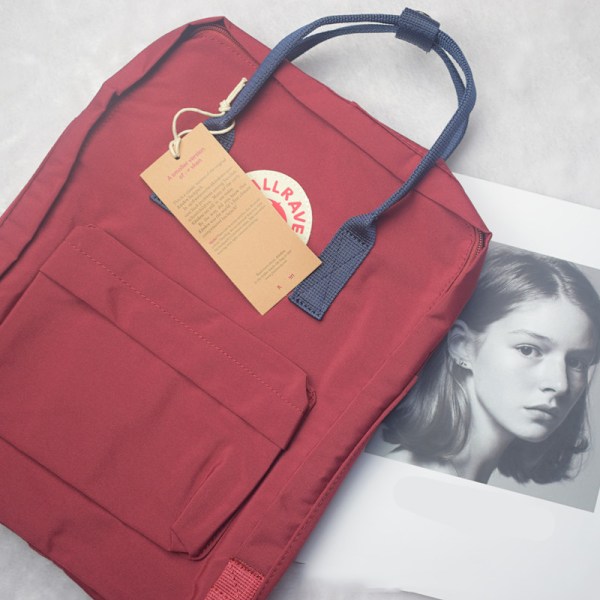 7-20L Ryggsekk Laptopveske Stor Kapasitet Gave til Barn Rød Blå Red Blue 20L