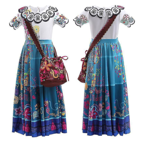 Färgglad Encanto Mirabel Maskeraddräkt . multicolor 152