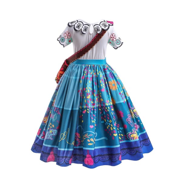 Fargerikt Encanto Mirabel maskeradedrakt. multicolor 152