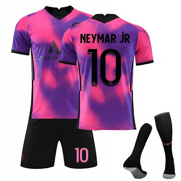 Fotballsett Fotballskjorte Treningsskjorte CNMR C Neymar kids 22(120-130cm)