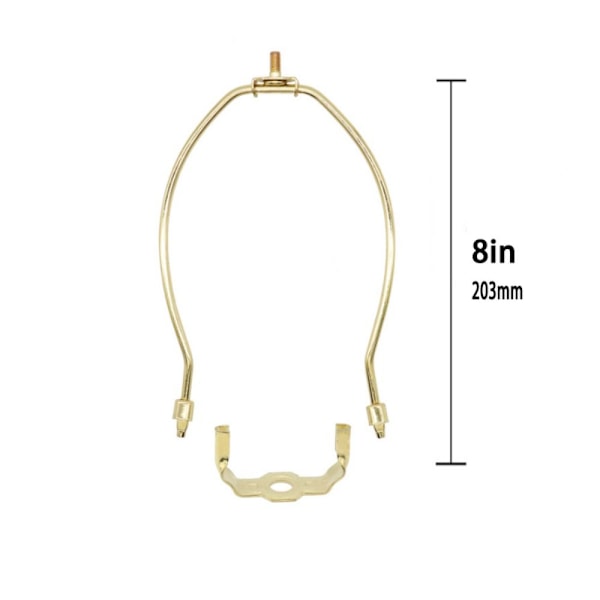 2 ST Lampskärm Harp Holder Bords- och golvlampor