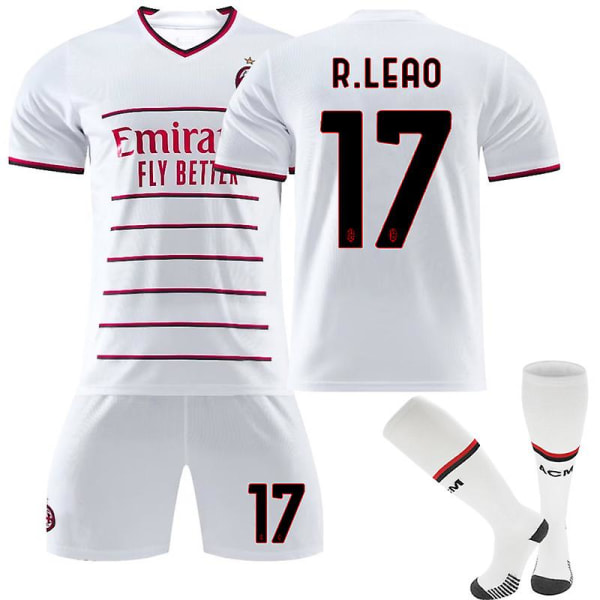 set Ac Milan Fotbollströja T-shirt nr 17 Lo Santos C XS (160-165cm)