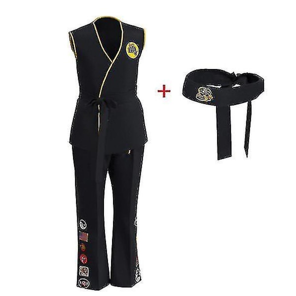 Anime Game Kof Costume Cobra Kai Val Armorr Karate Uniform-i y 110 cm