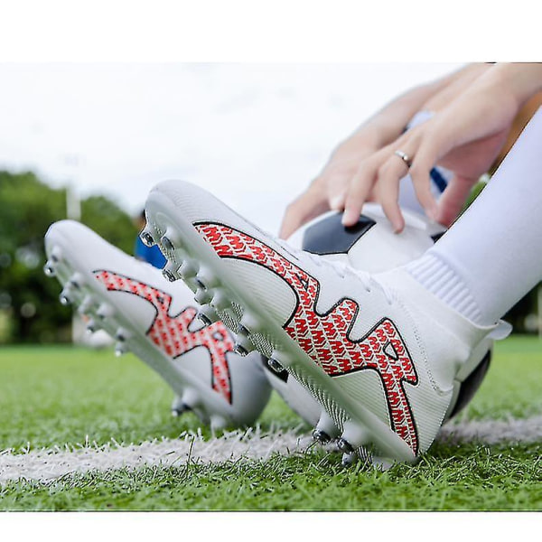Fotbollsskor för män Vuxna barn Yttersula Halkfria unisex sneakers Z X Red 38