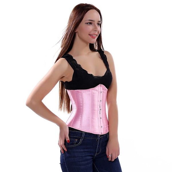 Underbust Corset Corselete Alusvaatteet RED y red L