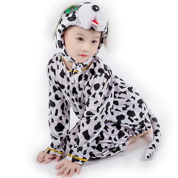 Spotty Hund Cosplay Kostym Kostym Scenkläder Semesterkläder W XL (140cm)