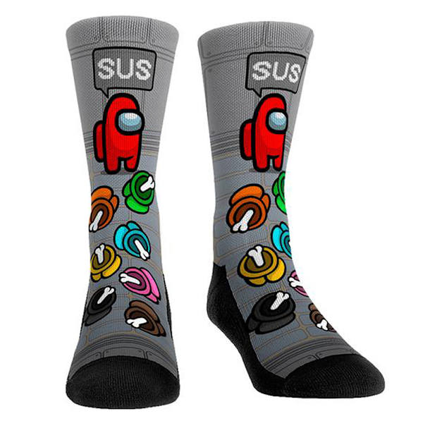 Among us Custom Pattern Cosplay Strumpor Herr Dam Julklapp W Grey