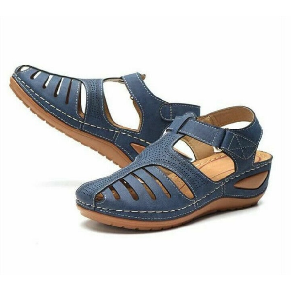 Naisten ortopediset sandaalit, suljetut kesätossut. brown tag size 43=uk 8