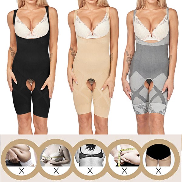 Dam Shapewear Dam Body Shaper SVART XXL-XXXL Black Black XXL-XXXL