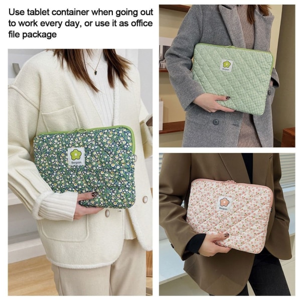 Laptop Sleeve Case Väska Liner Bag 11INCHGREEN PLAID GREEN PLAID y 11inchGreen Plaid