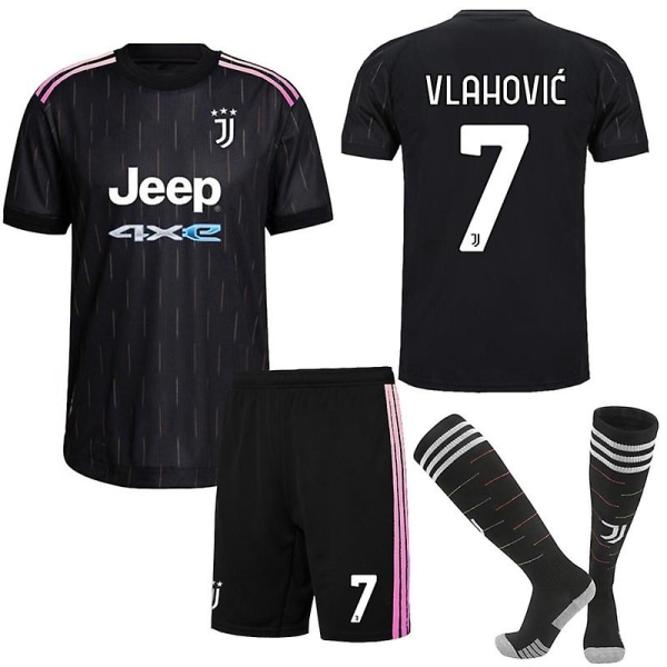 21/22 Kid Fotbollströja Fotbollströja New Juventus Borträning vY VLAHOVIC NO.7 XS