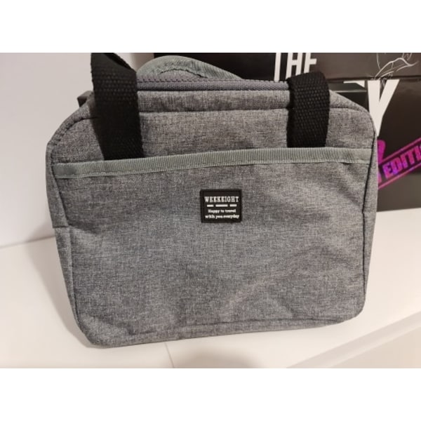 Bærbar Thermal Tote Cooler Håndveske yz light blue 24*14*17cm