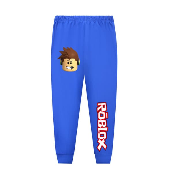 Roblox Game långärmad pyjamas set barn pjs nattkläder fans present mörkblå Dark Blue Dark Blue 150 cm