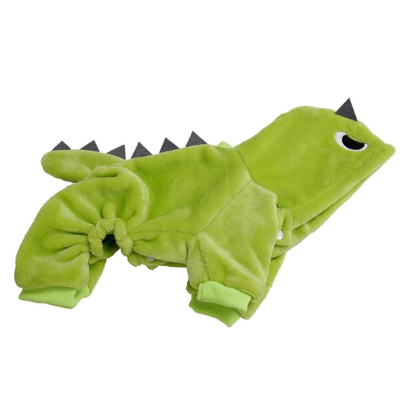 Yesbay Halloween Pet Dog Pentu Huppari Vaatteet Söpöt Dinosaur Party Cosplay -asu, Vaaleanvihreä - lightgreen xl