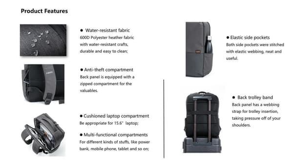 Xiaomi Commuter -reppu (tummanharmaa) -1