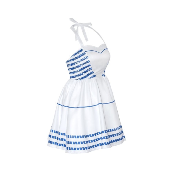 Barbie Vintage Doll Striped Love Mekkoasu naisille XS