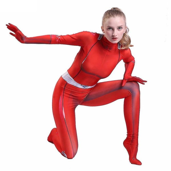 Totally Spies Cosplay kostume til børn og voksne Zentai Clover Sam Alex Britney Mandy Halloween W Red Kids XL