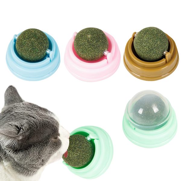 4st Kattmyntabollar,Tandrengöring Kattmintleksak för katt, 5*4cm .