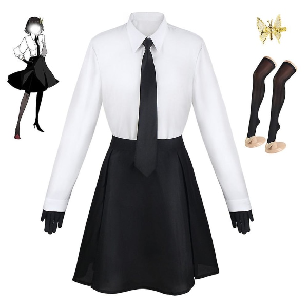 Bungo Stray Dogs -asusetti adies Cosplay Akiko Yosano Vaatteet Housut Paita Z L