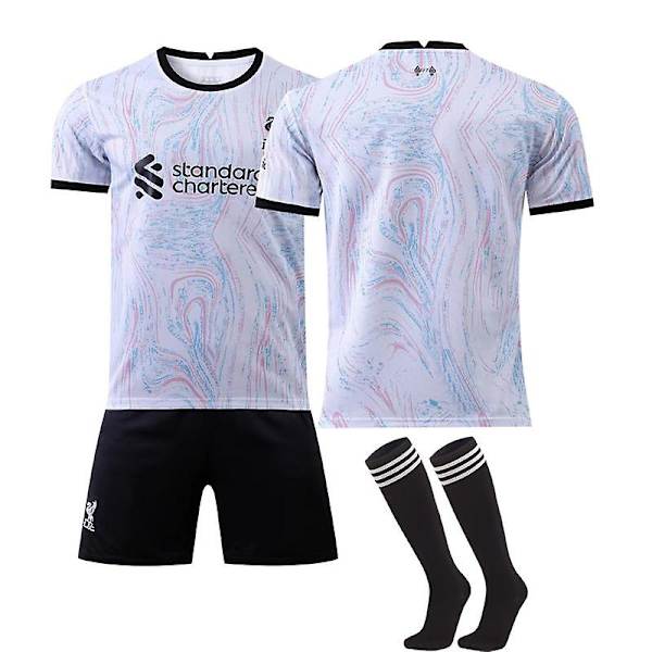 22/23 iverpool Away Salah Soccer Jersey Verryttelypuvut C vY Without Number L