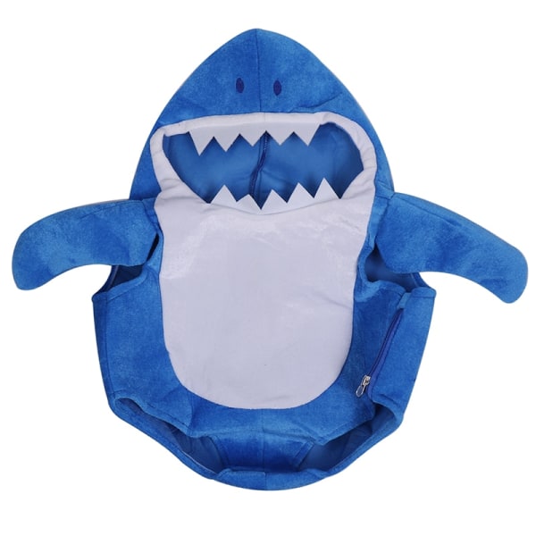 Haj kostym för barn Halloween Cosplay kostym  100cm - blue 90cm