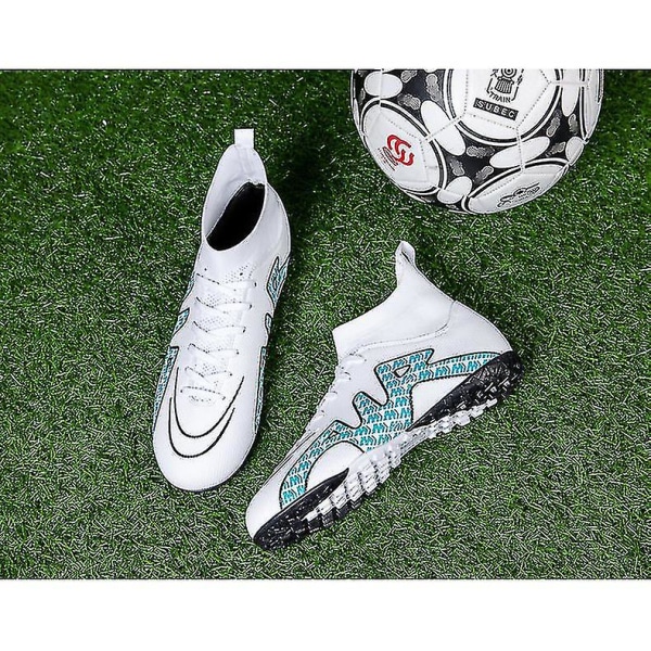 Fotbollsskor för män Vuxna barn Yttersula Halkfria unisex sneakers Z X Blue 37