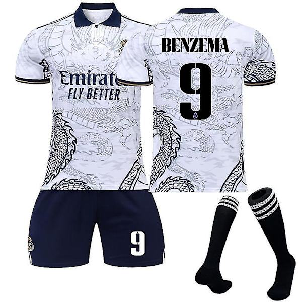 Benzema kotipaita, vieraspaita Benzema 9 vY 2223 Dragon pattern M