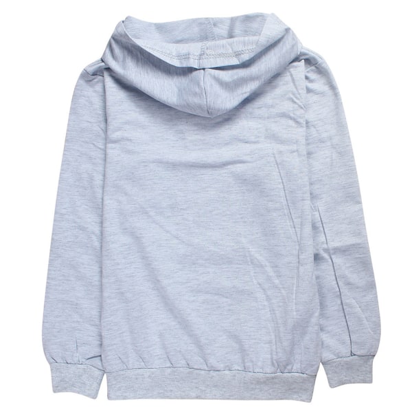 Among us tecknade spel print pojke Tröja barn Casual hoodies Z X grey 150cm