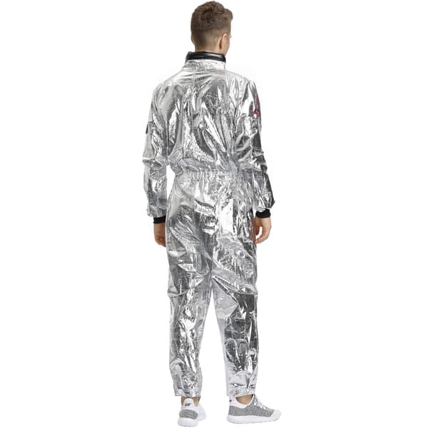 Astronaut Spaceman Cosplay-kostyme Sølv romdrakt W L