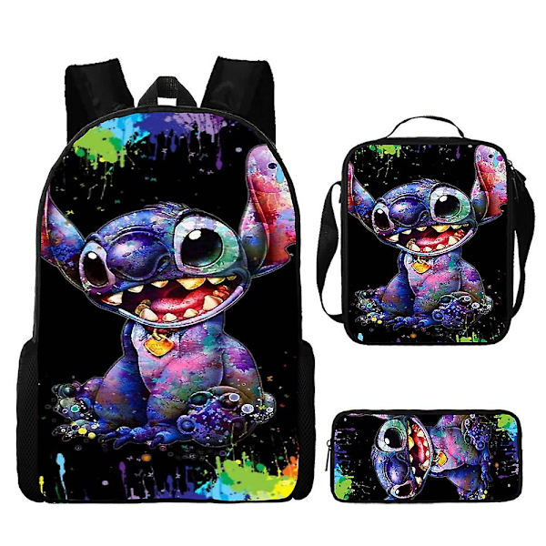 Stitch Ryggsäck Set skolväska -1 Style 31