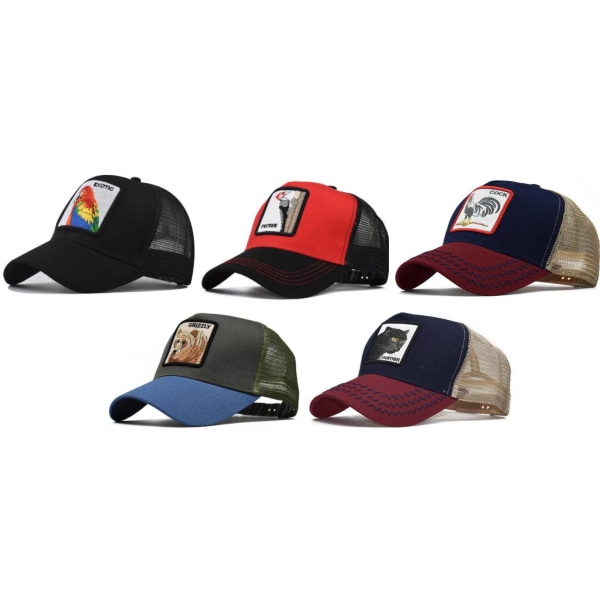 Dyremotiv kasketter Unisex Kids Trucker kasket papegøje vY Papegoja