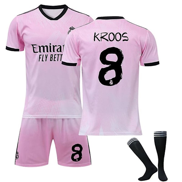 Ny sesong 2223 Real Madrid Hjemmefotballdrakt W vY KROOS 8 XS