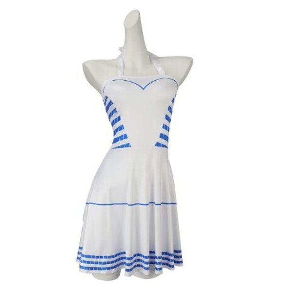 Barbie Vintage Doll Striped Love Mekkoasu naisille XL