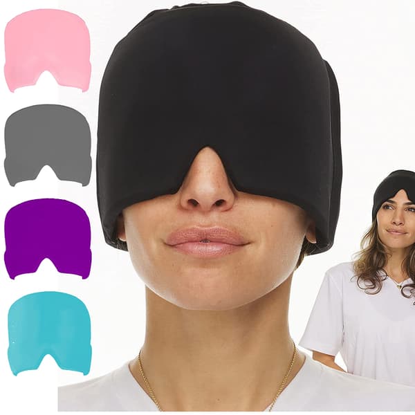 Gel Hot Cold Therapy Hovedpine Migræne Relief Cap til Chemother W blue One Size