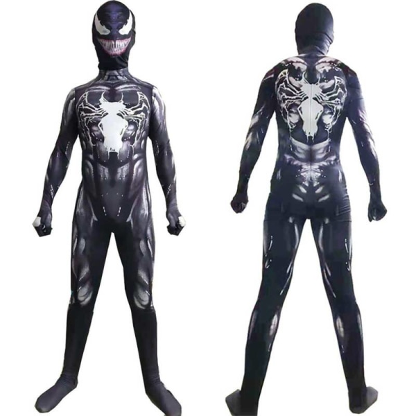 Drenge Børn Venom Black Superhelte Halloween Cosplay kostume W
