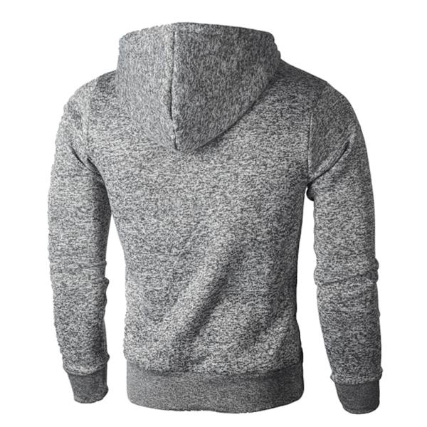 Langærmet afslappet sweatshirt til mænd afslappet hættetrøje W light grey M