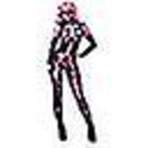 Kvinder Halloween Skelet Ben Ramme Jumpsuit Bodysuit Cosplay Festkostume Z X PINK XL