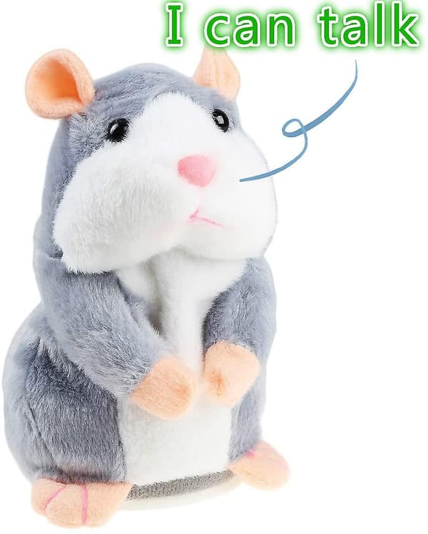 Talende hamster plyslegetøj k Grey