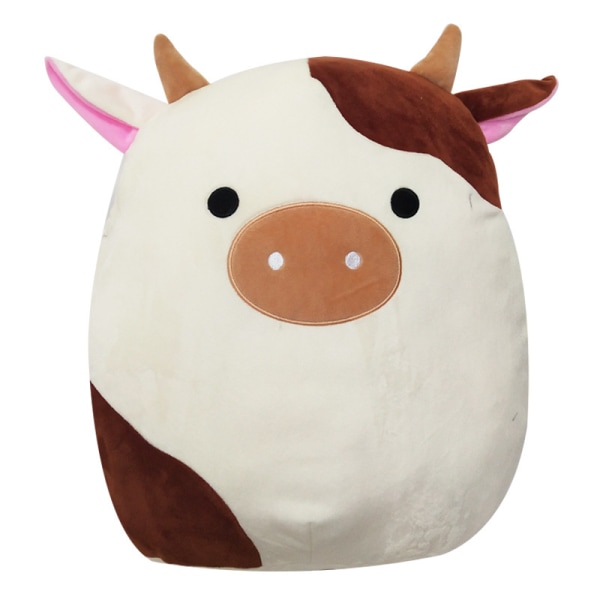 Squishmallow plyschleksak 20CM Ko brun och vit W