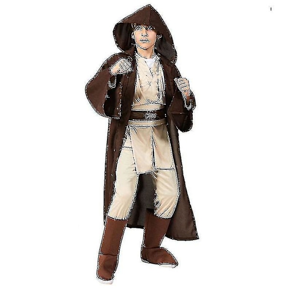 Jedi Warrior Full Set Cosplay -asu lapsille L