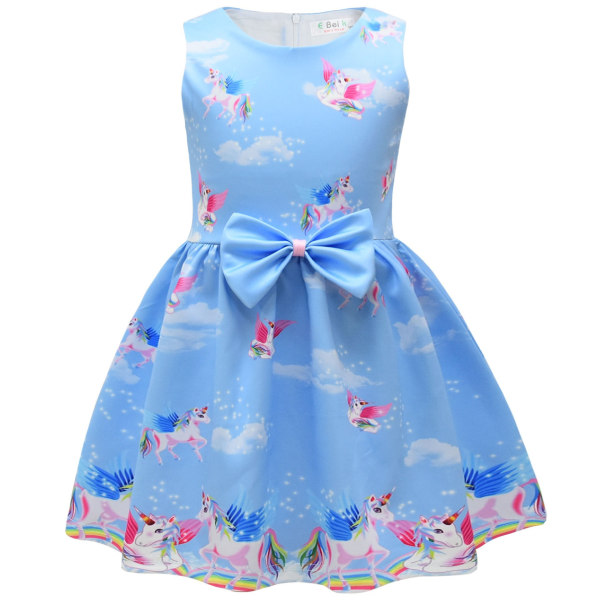 Girls Cosplay Dress Bowknot Dress Christmas Halloween Party -1 140cm