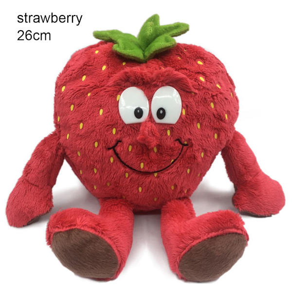 25 cm hedelmäpehmolelu kasvislelu vY 26cmstrawberry