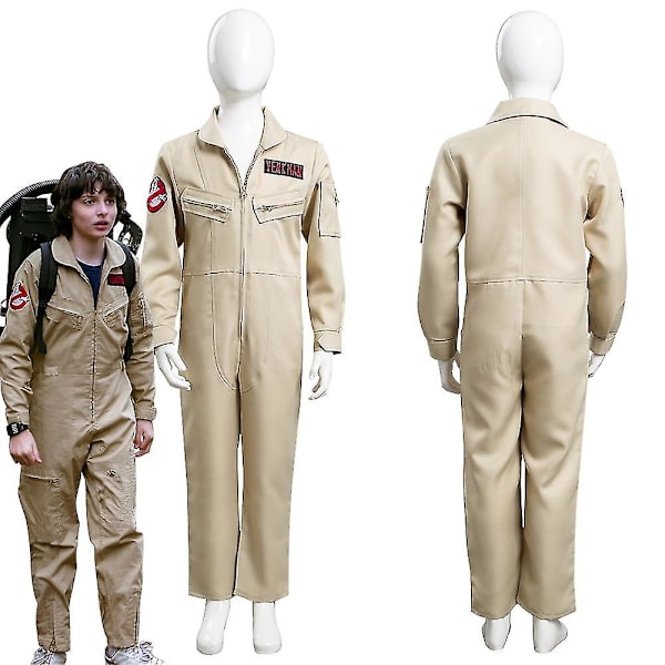 Nya Kids Ghostbusters Cosplay Kostym Jumpsuit Outfits Halloween Carnival Suit Z XL