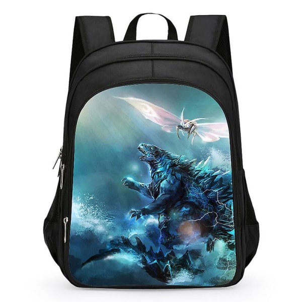 Godzilla Print chool Bag Kids Waterproof Backpack #1 -1 8 S