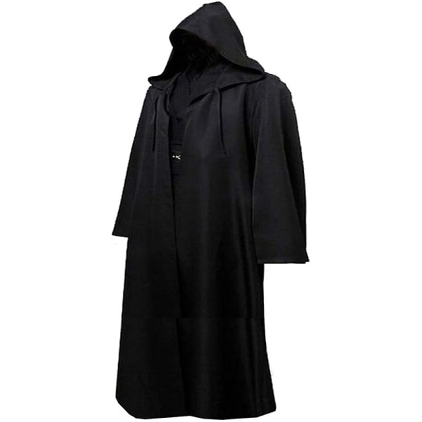 Aikuisten Halloween-asu Hupparit Kaapu Cosplay-viitat Hupullinen Viitta yz black M