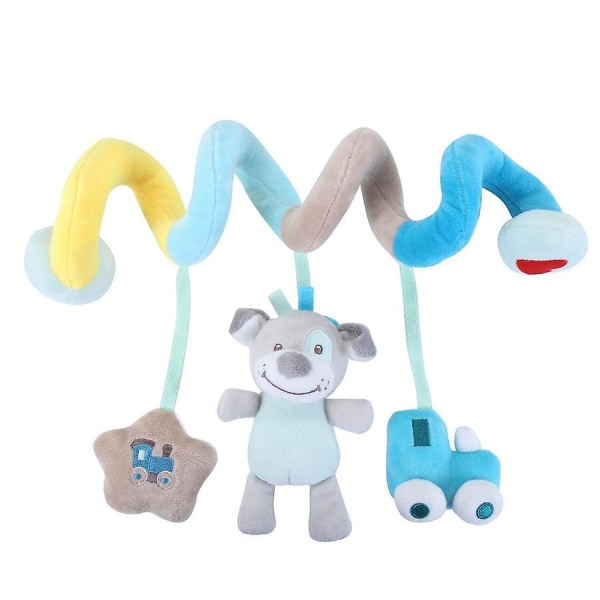 Mjuk Baby Music Spjälsäng Barnvagn Hängande Spiral Sensorisk pedagogisk leksak V - Car Hanging Toys C