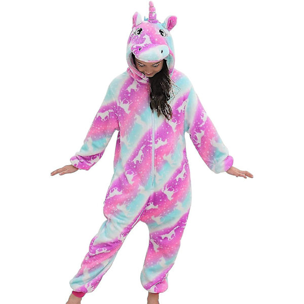 Purppurainen ruusu 6-vuotiaat lasten pyjamat Onesie -nukke ja tytöt W