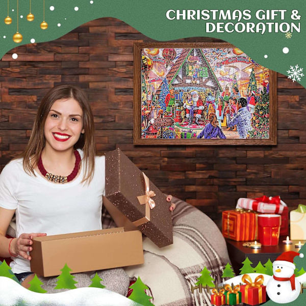 Puslespil adventskalender 2023, 1008 puslespilsbrikker 24 dage