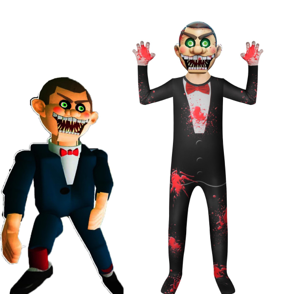 Halloween Robloxing Fancy Kostumer Børn Spandex Tøj Til Børn Kostume Mask Piger Drenge Jul Bodysuit Horror Cosplay Sæt W Roblox LD07 7-8T(140)